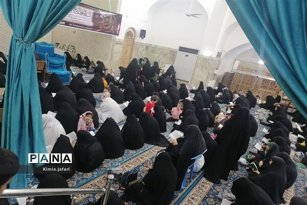 برگزاری مراسم معنوی دعای عرفه در آستان امام‌زاده عبدالله بافق