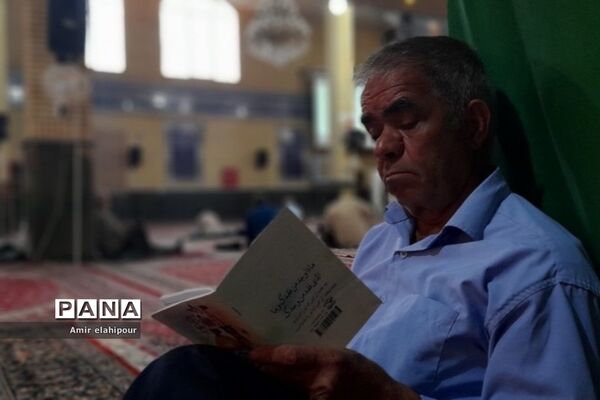 برگزاری مراسم دعای عرفه در مصلی صاحب‌الزمان شهرستان بهارستان