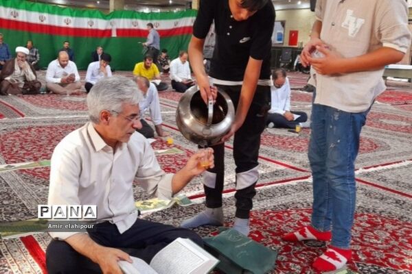برگزاری مراسم دعای عرفه در مصلی صاحب‌الزمان شهرستان بهارستان