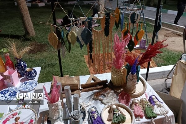 افتتاحیه غرفه‌های صنایع دستی در شهرستان‌قرچک