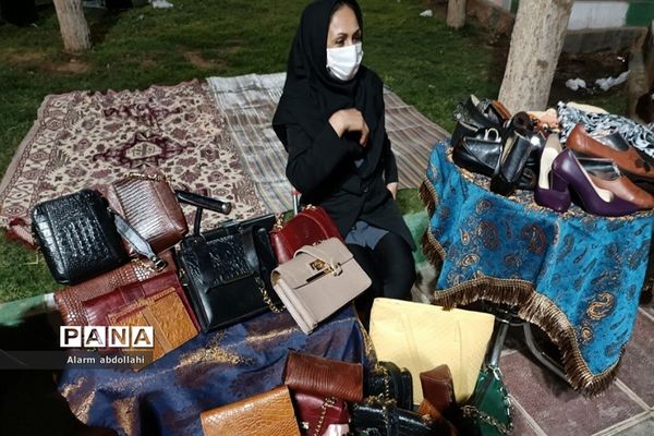 افتتاحیه غرفه‌های صنایع دستی در شهرستان‌قرچک