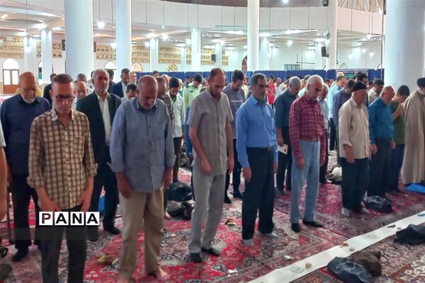اقامه نماز عید قربان در شهرستان نظرآباد