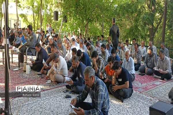 قرائت دعای عرفه در جوار حرم امامزاده سلطان نورالدین اردکان