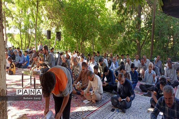 قرائت دعای عرفه در جوار حرم امامزاده سلطان نورالدین اردکان