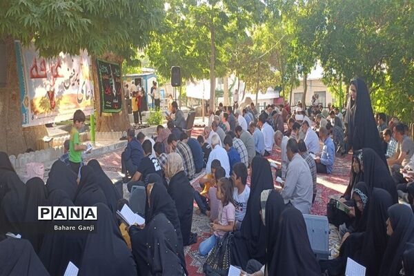 قرائت دعای عرفه در جوار حرم امامزاده سلطان نورالدین اردکان