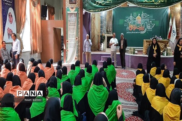 سفر دانش‌آموزان زیارت اولی شهرستان مانه و سملقان به حرم امام رضا(ع)