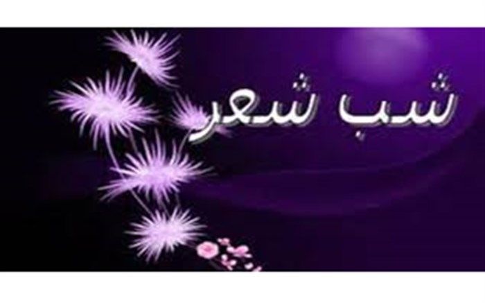 شب شعر«بر مدار نور»  در نیشابور برگزار شد