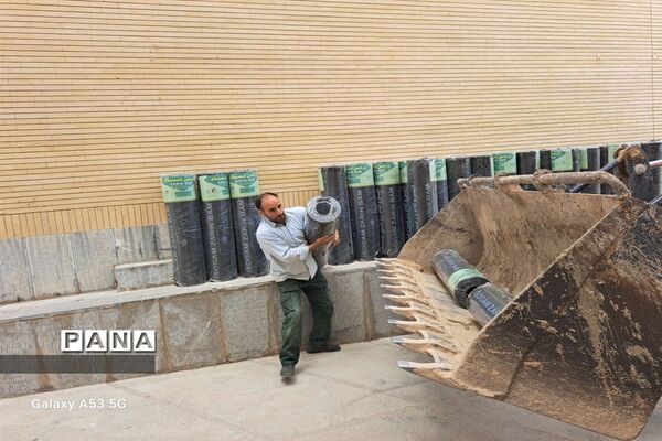 نصب بیش از 12 هزار متر لایه ایزوگام در مدارس شهرستان مرزی کلات