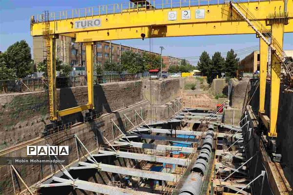 بازدید خبرنگاران از پروژه‌های خطوط مترو در تبریز