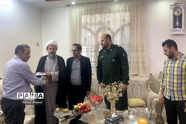 دیدار از خانواده‌های جانباز سید شهرستان‌قرچک