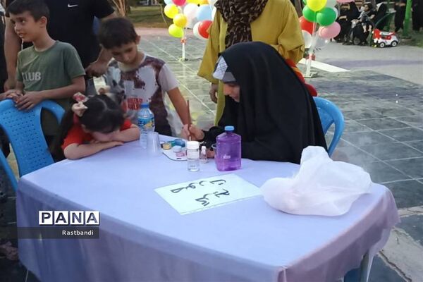 برپایی غرفه‌های عشاق علی(ع) در مقبره شهدای گمنام کیانشهر