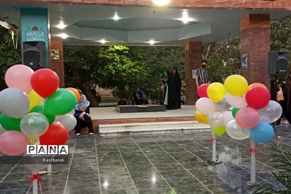 برپایی غرفه‌های عشاق علی(ع) در مقبره شهدای گمنام کیانشهر