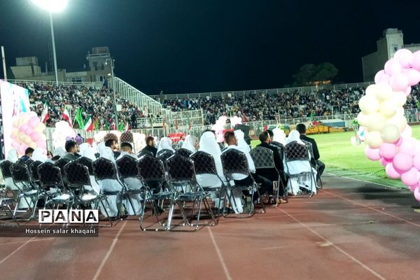 مراسم باشکوه جشن بزرگ عید غدیر خم در ورزشگاه حافظیه شیراز