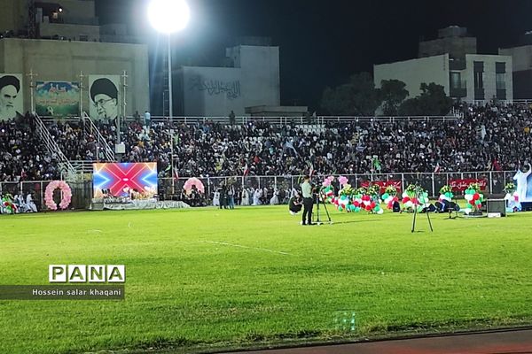 مراسم باشکوه جشن بزرگ عید غدیر خم در ورزشگاه حافظیه شیراز