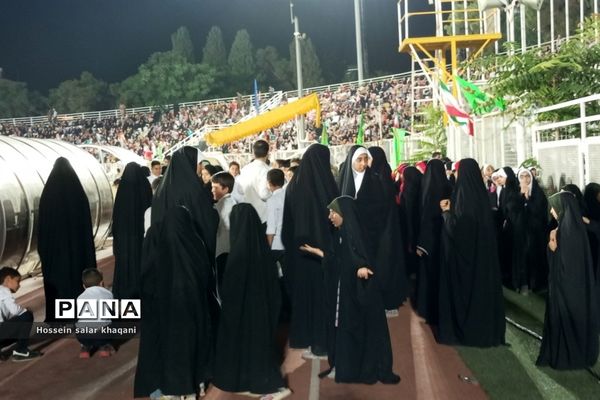 مراسم باشکوه جشن بزرگ عید غدیر خم در ورزشگاه حافظیه شیراز