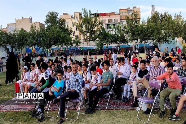 آیین افتتاحیه پایگاه‌های فعالیت‌های تابستانی دانش‌آموزان منطقه تبادکان