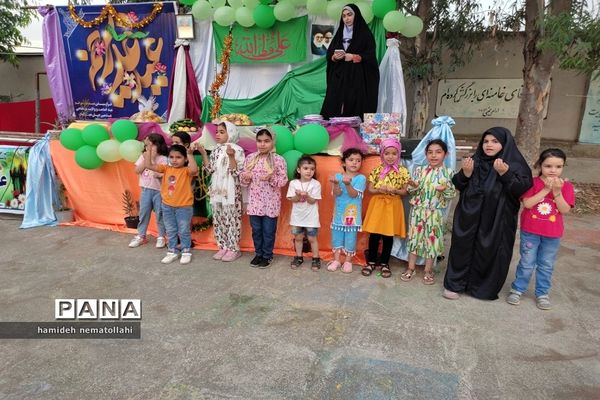 جشن عید غدیر در روستای نظام محله گلوگاه