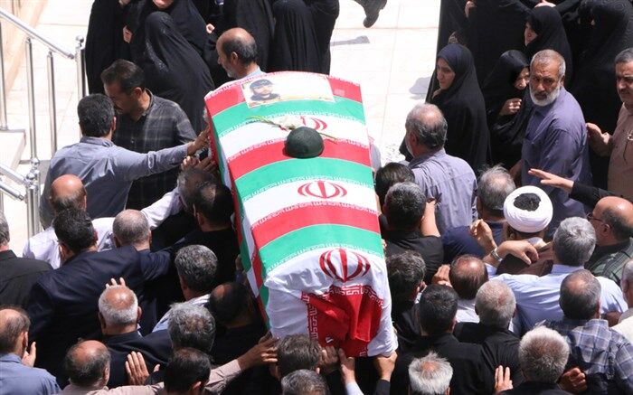 پیکر جانباز شهید «زنجانی» در قم تشییع شد