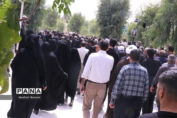 تشییع و خاکسپاری پیکر جانباز شهید «زنجانی» در قم