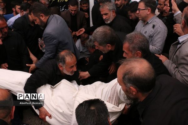 تشییع و خاکسپاری پیکر جانباز شهید «زنجانی» در قم