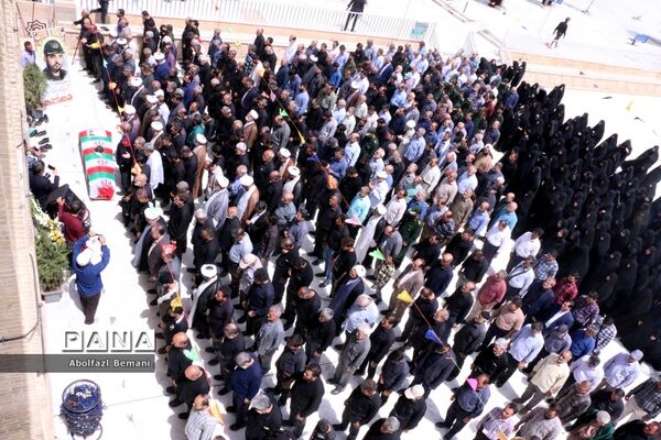 تشییع و خاکسپاری پیکر جانباز شهید «زنجانی» در قم