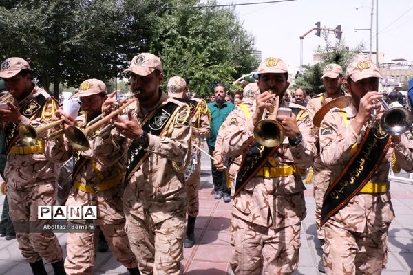 تشییع و خاکسپاری پیکر جانباز شهید «زنجانی» در قم