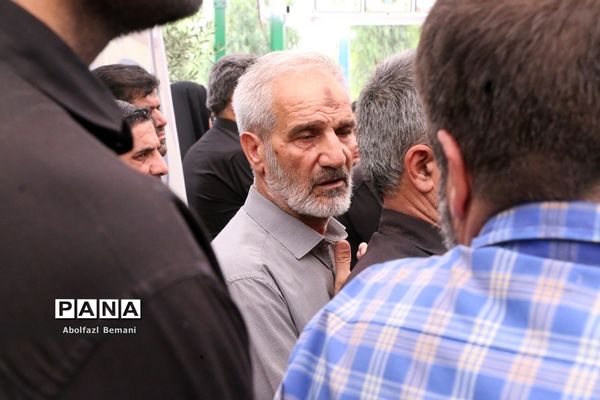 تشییع و خاکسپاری پیکر جانباز شهید «زنجانی» در قم