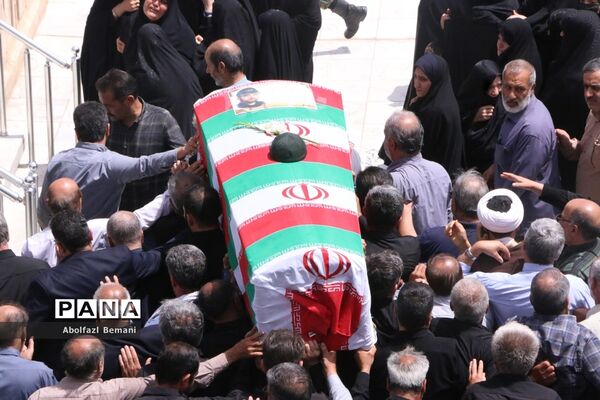 تشییع و خاکسپاری پیکر جانباز شهید «زنجانی» در قم
