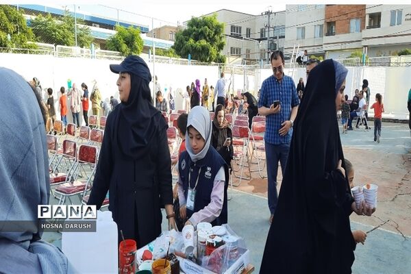 نقاشی همگانی امین تا امیر کانون سراج ناحیه۷ مشهد