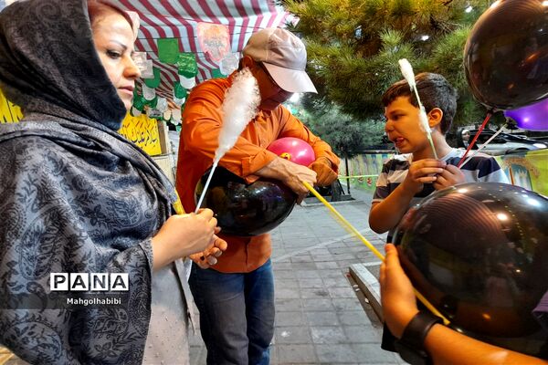 شور و حال مردم مشهد در جشن‌های خیابانی عید غدیر