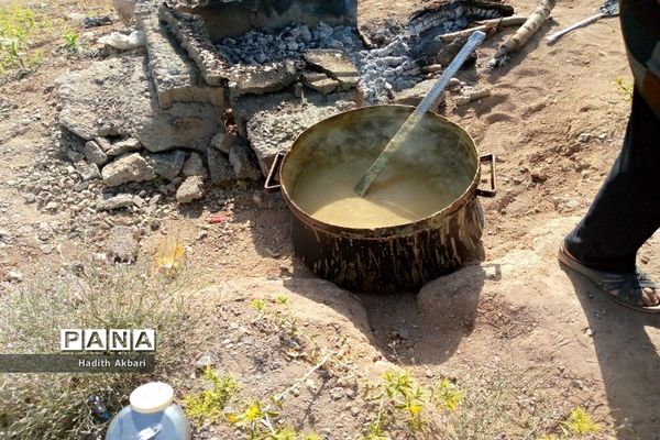 برگزاری دعای ندبه در گلزار شهدای شهرستان بن