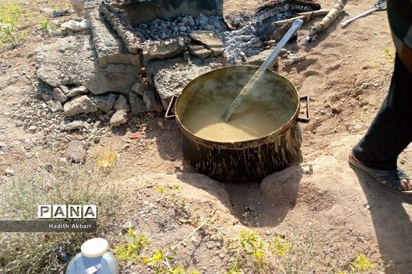 برگزاری دعای ندبه در گلزار شهدای شهرستان بن