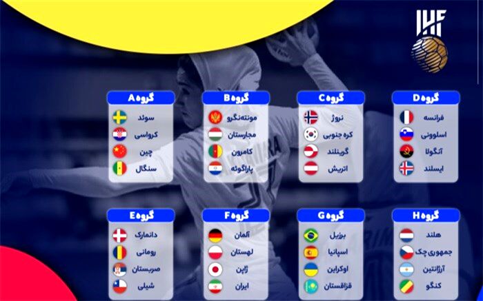 مسابقات قهرمانی هندبال بانوان جهان؛ ایران حریفان خود را شناخت