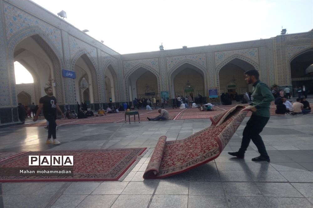 حس و حال حرم مطهر رضوی در بزرگترین عید شیعیان، غدیرخم