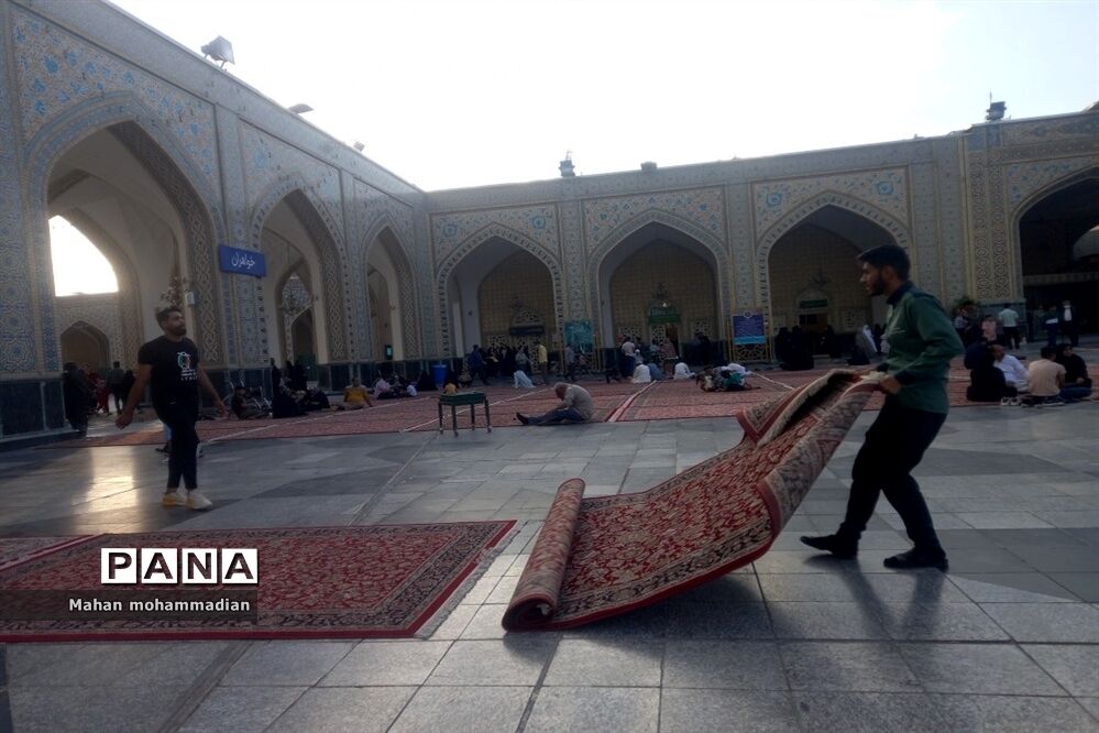 حس و حال حرم مطهر رضوی در بزرگترین عید شیعیان، غدیرخم