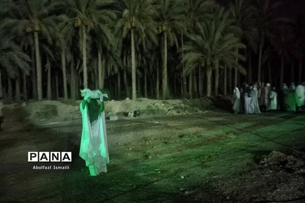 بازسازی واقعه عید غدیرخم به مناسبت عید بزرگ مسلمانان در شهر اهرم