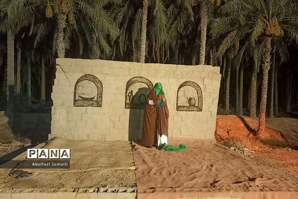 بازسازی واقعه عید غدیرخم به مناسبت عید بزرگ مسلمانان در شهر اهرم