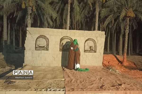 بازسازی واقعه عید غدیرخم به مناسبت عید بزرگ مسلمانان در شهر اهرم