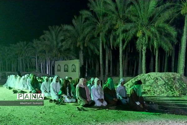 بازسازی واقعه عید غدیرخم به مناسبت عید بزرگ مسلمانان در شهر اهرم