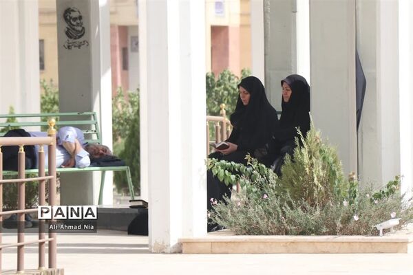 جلوه‌هایی از کنکور سراسری در دانشگاه قم