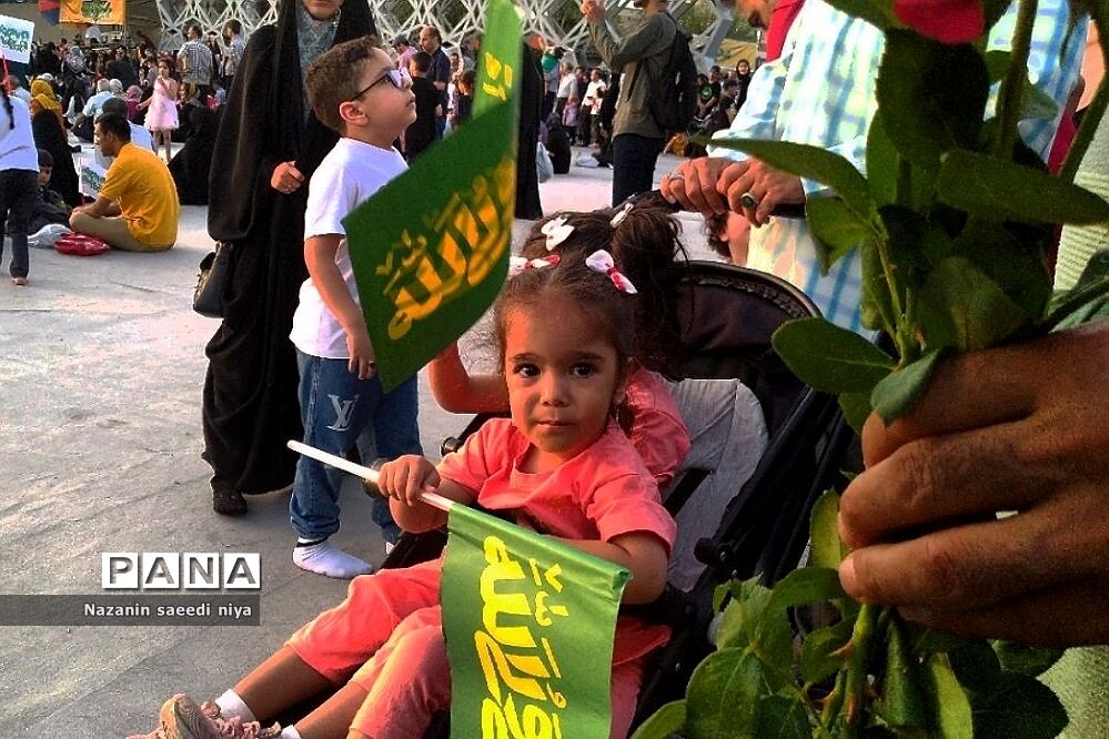 جشن مهمانی ده کیلومتری غدیر در شهر تهران