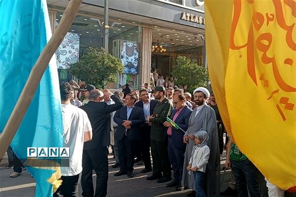 کاروان شادی عاشقان ولایت به مناسبت عید غدیر خم  در شهرستان قدس