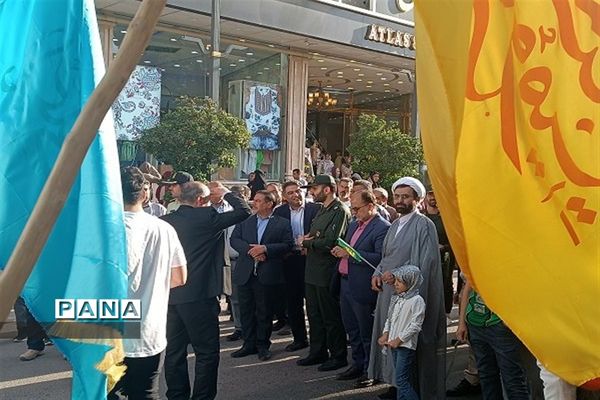 کاروان شادی عاشقان ولایت به مناسبت عید غدیر خم  در شهرستان قدس