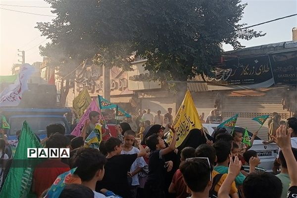 کاروان شادی عاشقان ولایت به مناسبت عید غدیر خم  در شهرستان قدس