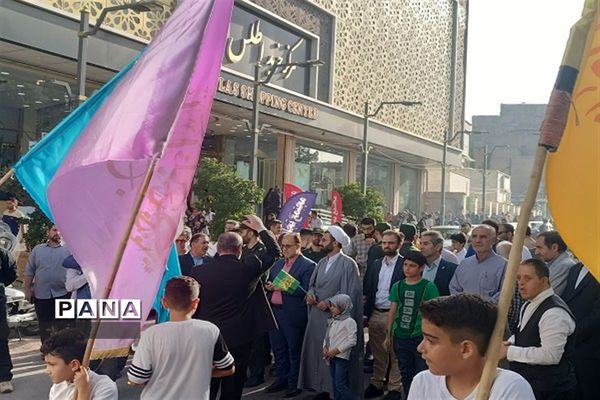 کاروان شادی عاشقان ولایت به مناسبت عید غدیر خم  در شهرستان قدس