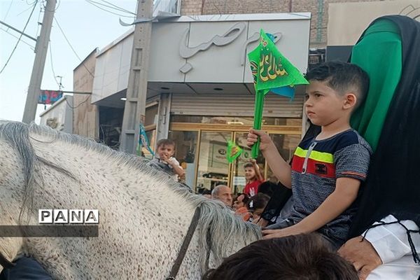 کاروان شادی عاشقان ولایت به مناسبت عید غدیر خم  در شهرستان قدس