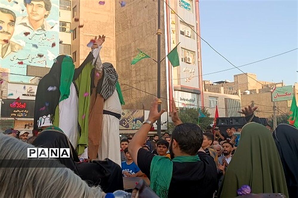 کاروان شادی عاشقان ولایت به مناسبت عید غدیر خم  در شهرستان قدس
