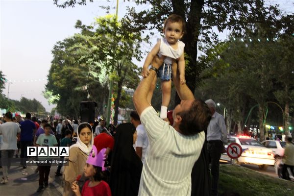 جشن و شادی مردم شهر الوند در عید غدیر خم