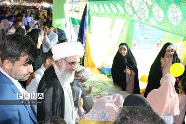 مهمانی غدیر در ساحل بوشهر