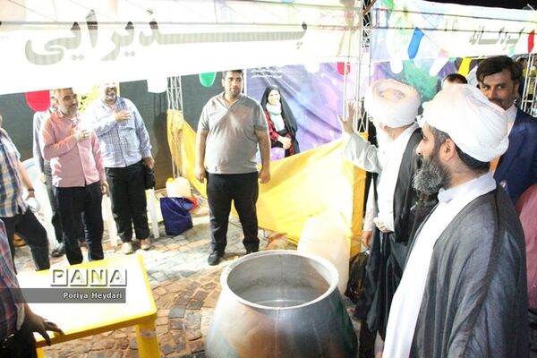 مهمانی غدیر در ساحل بوشهر